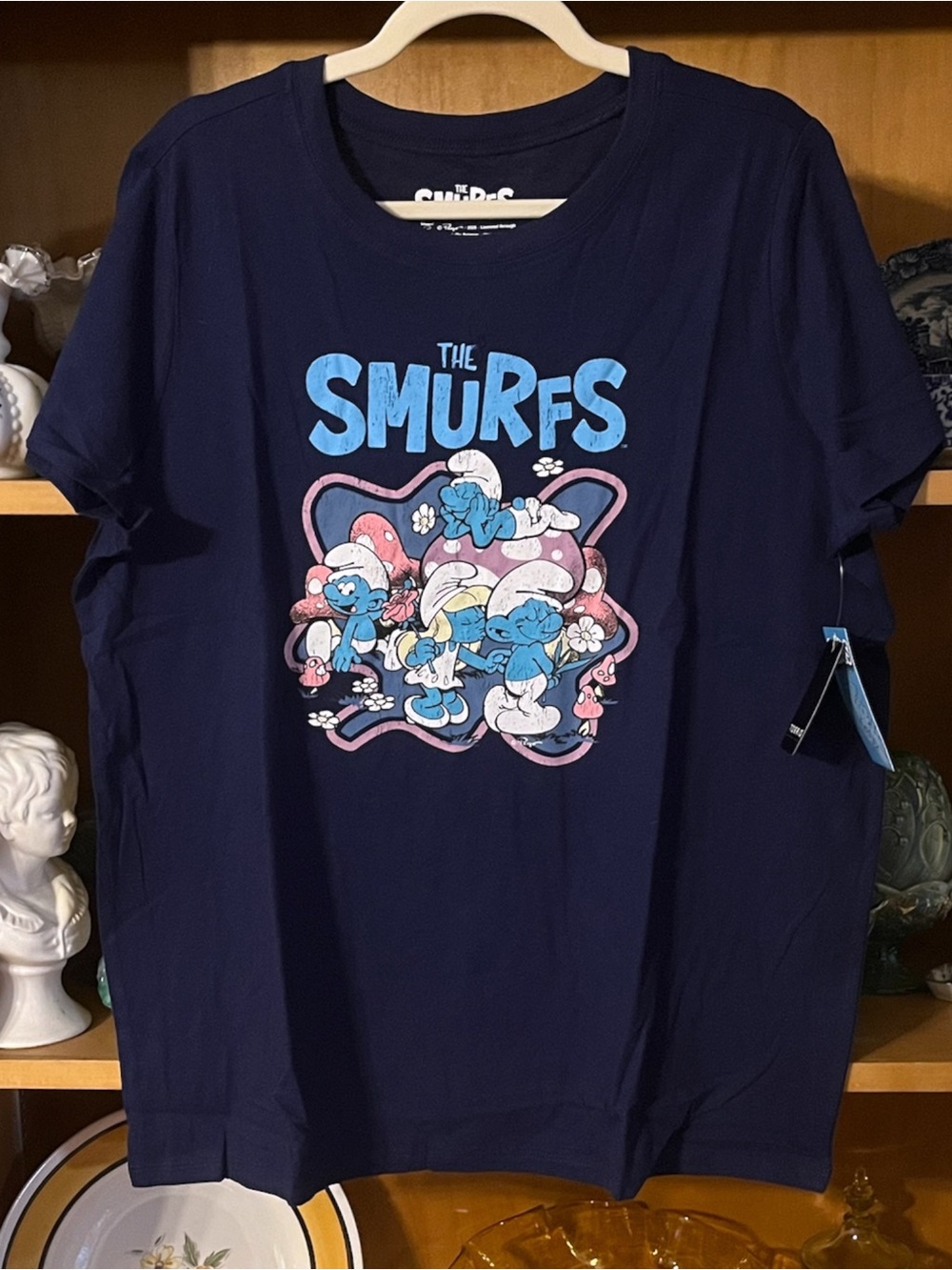 Torrid The Smurfs Classic Cotton Crew Tee Size 1